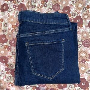 High rise skinny jeans